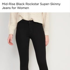 Old Navy “Rockstar” Super Skinny Jeans